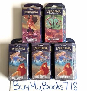 lorcana first chapter starter deck price Ravensburger Disney TCG: The - Sapphire & Steel Single-Player | Engaging Gameplay | Over 200 Original Disney Artworks to be used during the game Lorcana The First Chapter Starter