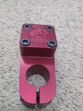 BMX stem ruf neck KNIGHT BIKE CO. RED SE bikes quadangle bullseye PK ripper mcs