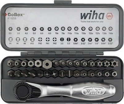 Wiha 74958 32Pc Security Bit Go Box
