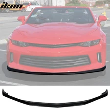 For 16-18 Chevy Camaro LT OE Style Front Bumper Lip Chin Spoiler Gloss Black ABS