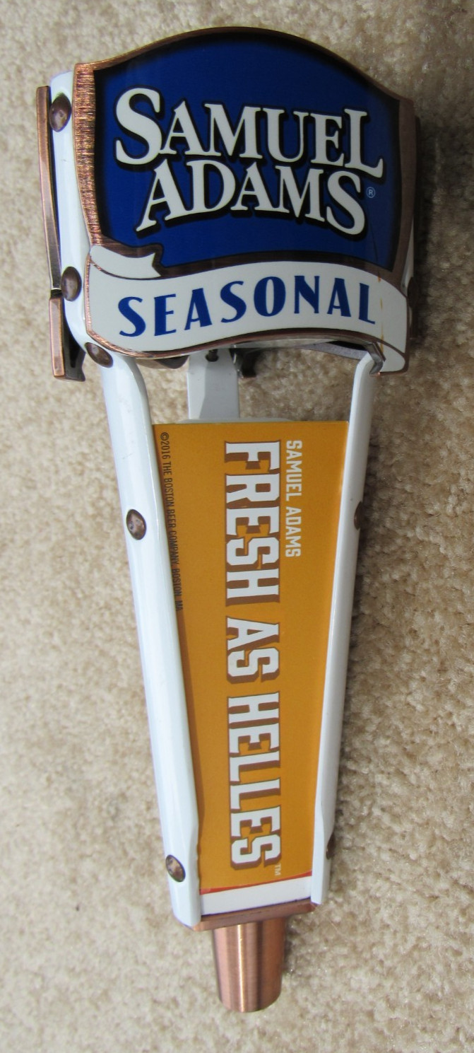 Samuel Adams Seasonal Beer Small Pub Tap Handle Octoberfest Hopscape Summer Ale+