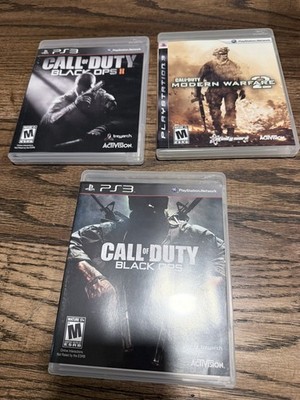 PS3 Call Of Duty Video Games Lot with Box and Papers, Working