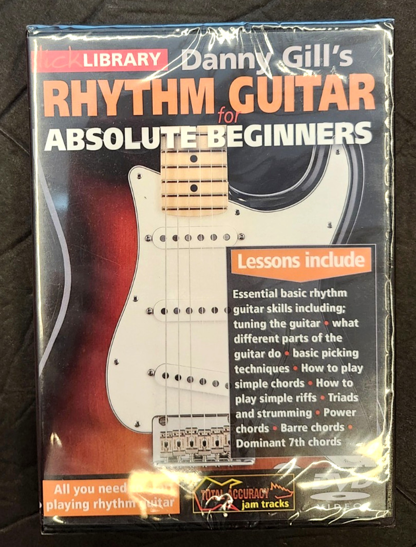 Lick Library: Rhythm Guitar: for Absolute Beginners: Danny Gill: DVD,,,NEW