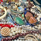 JUNK  Antique-Vtg-Now AS IS Craft repair Jewelry Lot ring bracelet necklaces 925