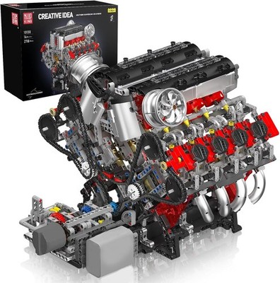 V8 Motorblock Kit Doppelturbo 3,9L 2718 Teile Premium