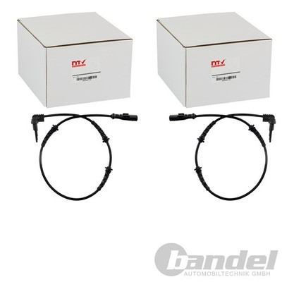 2X NTY ABS-SENSOR VORNE BEIDSEITIG PASSEND FÜR DACIA DUSTER RENAULT FLUENCE