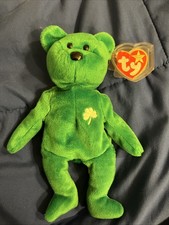 Ty Beanie Baby Erin The Bear 1997 Retired Plush Toy
