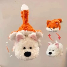 Fox Dog Stuffed Animal Cute Plush Doll Toy 8 inch for Girls Boys Christmas t...
