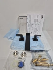  $650 KOHLER T27120-4-BL Parallel Wall-Mount Bathroom Sink Faucet Trim