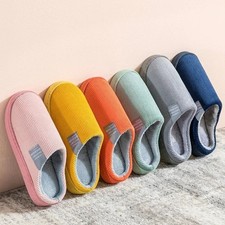Ladies Slippers Mens Womens Warm Fur Lined Winter Warm Mules Shoes House Size