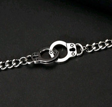 BRACCIALE COPPIA MANETTE IN ACCIAIO CROMATO BRACCIALETTO CASUAL PER UOMO NERD