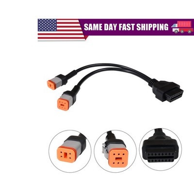For Harley Softail,Dyna,Diagnostic Scanner4Pin&6Pin to 16Pin OBD2 Adapter Cable
