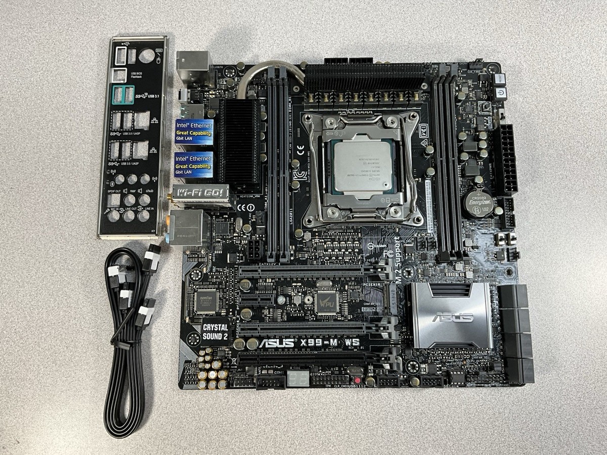 Asus X99 Intel I7 5820k Motherboard ASUS X99-A, LGA 2011, I7-5820k
