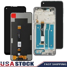For Motorola Moto G Power 2021 XT2117 XT2117-4 LCD Touch Screen Digitizer  Frame