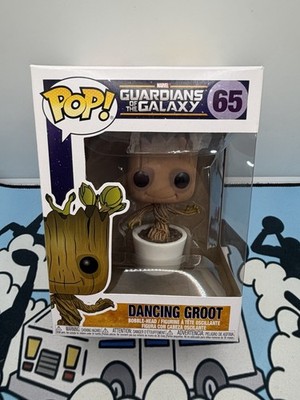 Funko Pop Dancing Groot #65 Guardians of the Galaxy Marvel Baby Groot W/ Protect