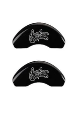 MGP Caliper 21196SMGPBK Caliper Covers - Black Powder Coat