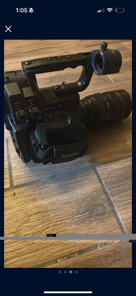 Panasonic AVCCAM AG-HMC150P 3CCD Camera with Battery and Charger - Image 3 of 4