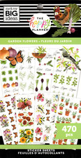 Happy Planner GARDEN FLOWERS Sticker Book - 30 Pages - 470 Pieces - NEW