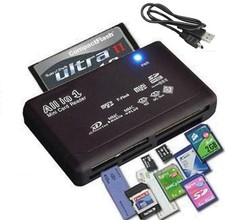 Memory Card Reader Mini 26-IN-1 USB 2.0 High Speed For CF xD SD MS SDHC