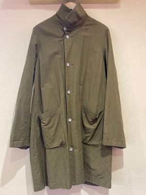 visvim Grease Monkey Coat Olive Cotton Linen Spring Autumn Bag #FD