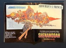 "SHENANDOAH"-ORIGINAL PPRESSBOOK-JAMES STEWART-PATRICK WAYNE