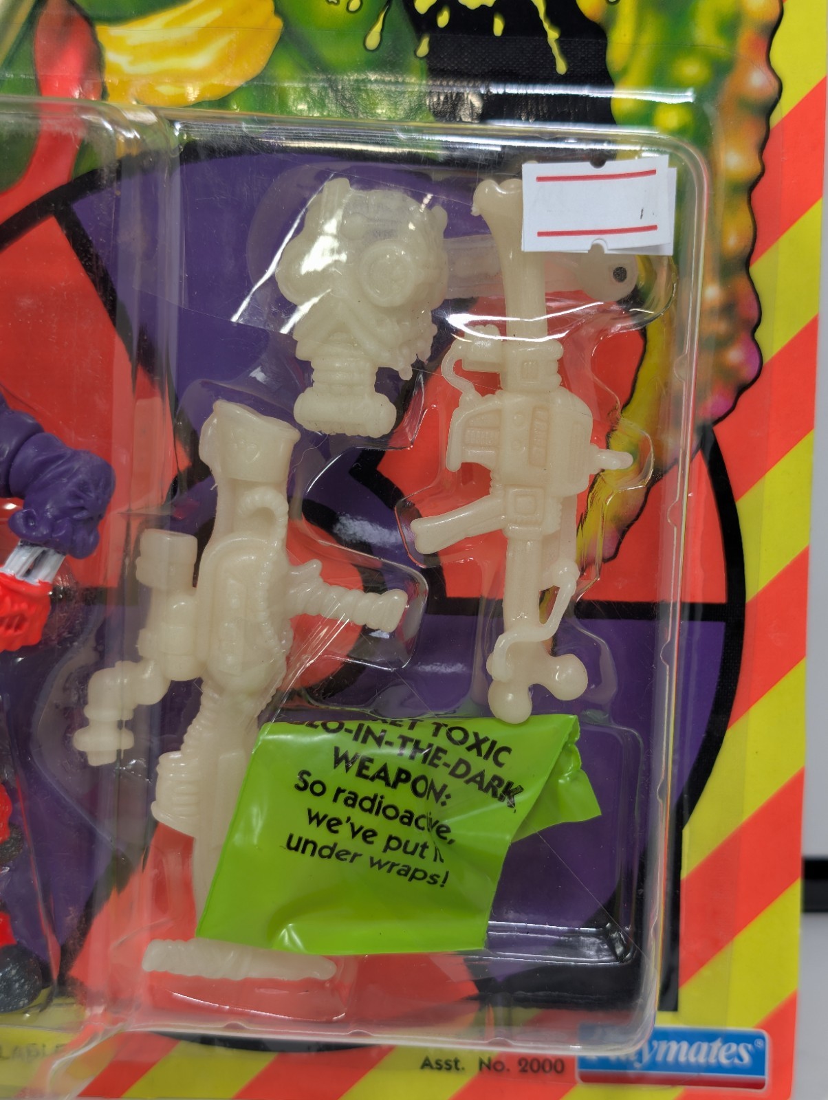 1991 Playmates Toxic Crusaders Bonehead Action Figure MOC Unpunched New Sealed