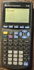 Texas Instruments TI-89 w/ Cover - Graphing Calculator 1997 - Tested