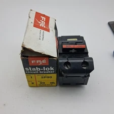 NOS Federal Pacific FPE 2P90 Stab-Lok Main Circuit Breaker 2 Pole 90 amp New