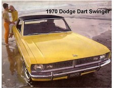 1970 Dodge Dart Swinger Auto Refrigerator Tool Box Magnet