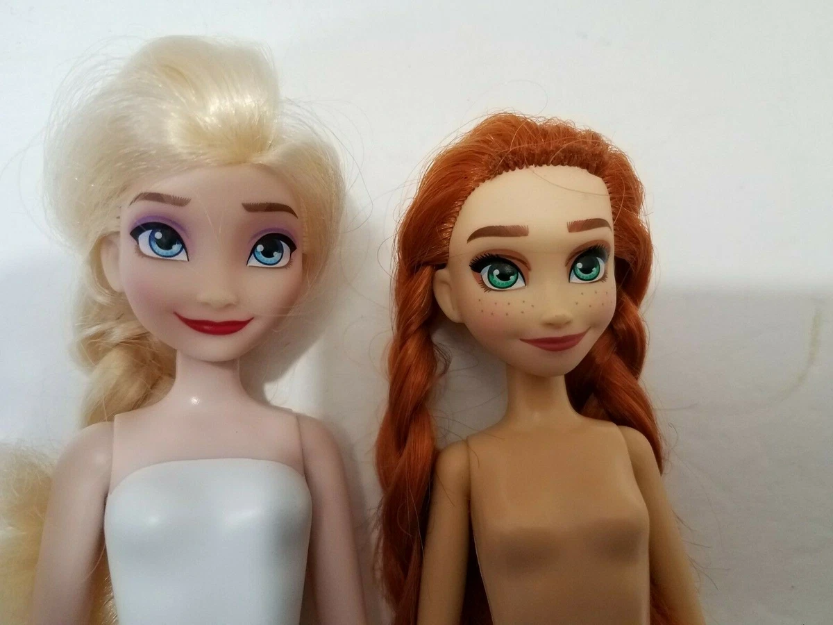 Disney Store Frozen Anna And Elsa Dolls 11