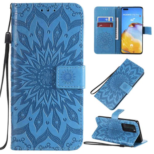For Huawei P40 Lite P30 P20 Pro Magnetic Flip Wallet Stand Leather Case Cover - Picture 26 of 40