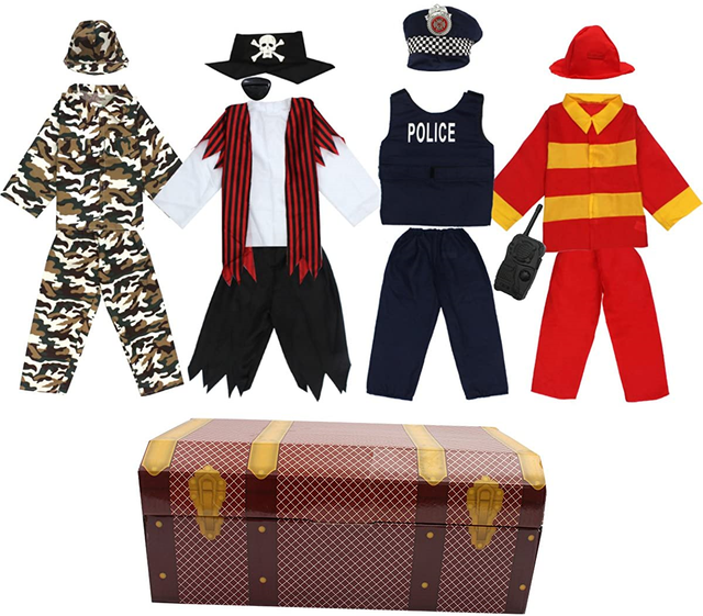 childrens dress up trunk set