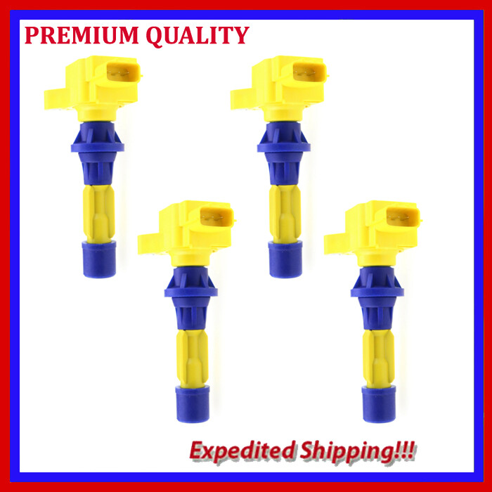 4PC HIGH PERFORMANCE IGNITION COIL JMD2873Y for MAZDA 6 2.3T L4 2006 2007