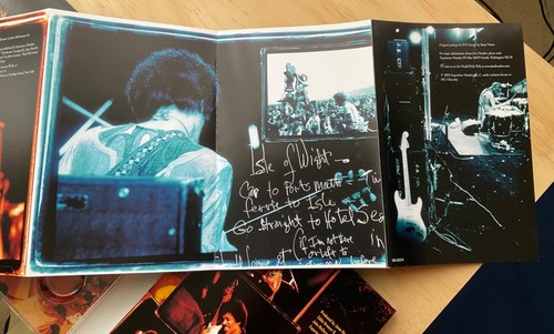 JIMI HENDRIX BLUE WILD ANGEL:JIMI HENDRIX LIVE AT THE ISLE OF WIGHT 2 CD‘s & DVD - Picture 8 of 11