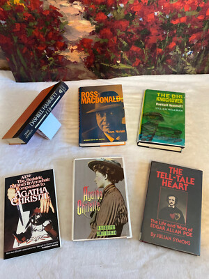 EXPLORE:  Mystery Writers' Biographies: Christie Chandler Poe Hammett Collins HB