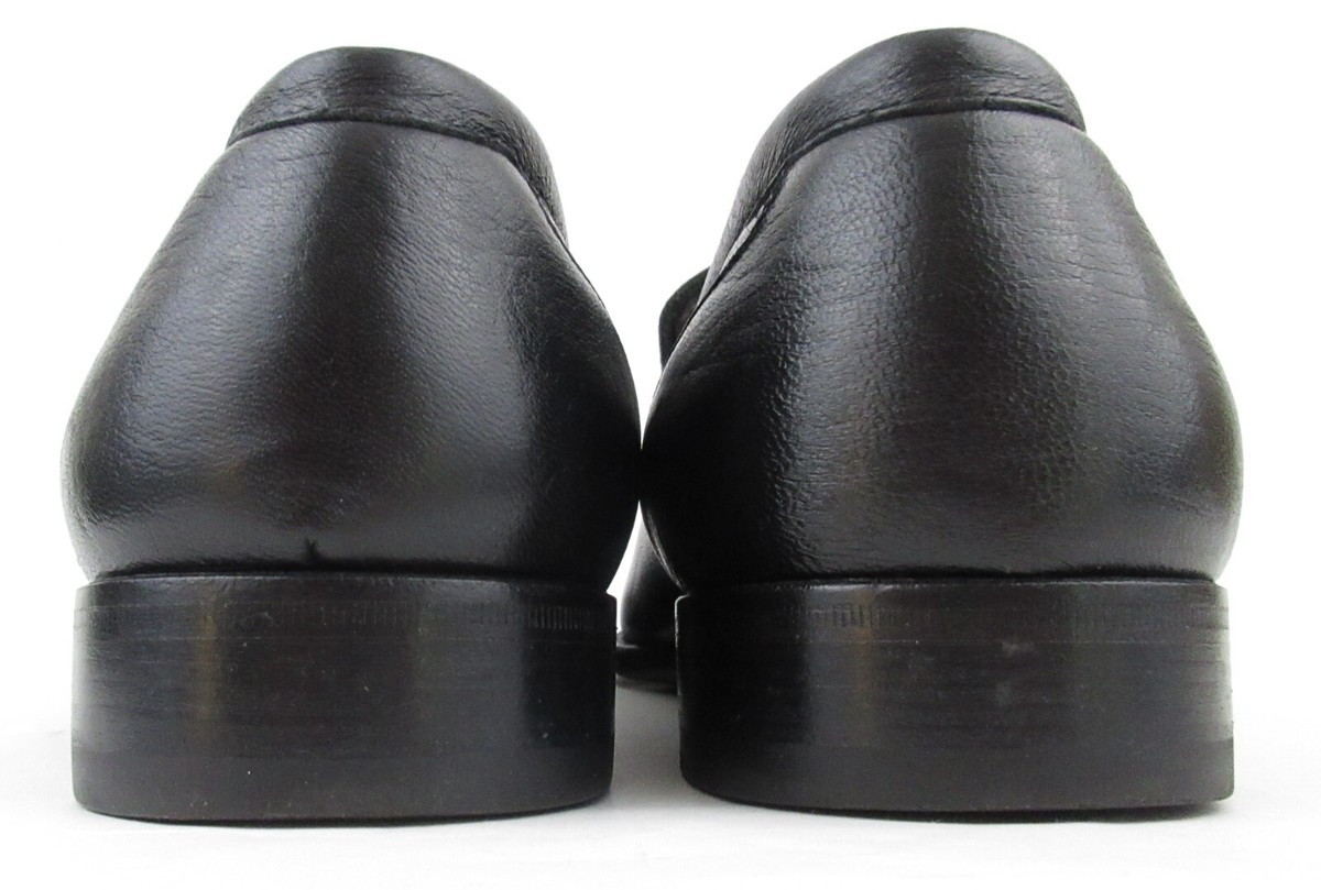 Ermenegildo Zegna Bit Moc Loafers Black Fits US 11 Made In 