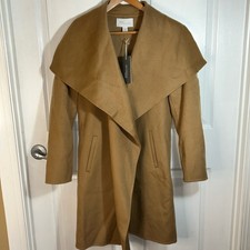 Nordstrom Nwt Wool And Cashmere Chic Luxe Camel Tan Coat Sz Small Luxurious