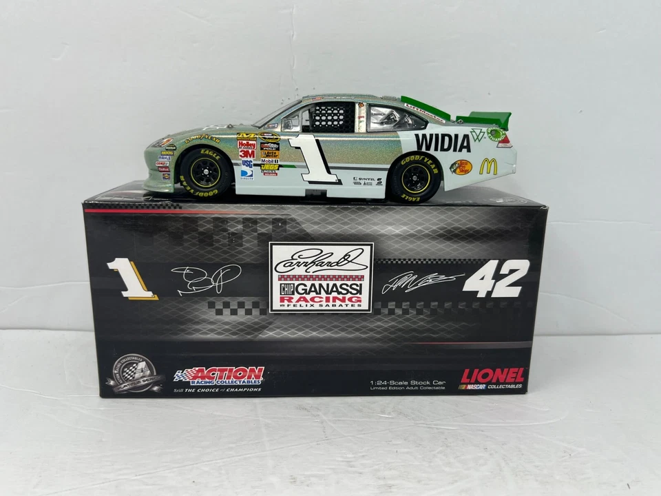 Lionel Nascar #1 Jamie McMurray WIDIA 2011 Chevy Impala Flashcoat 1:24 Diecast Foto 3 de 4
