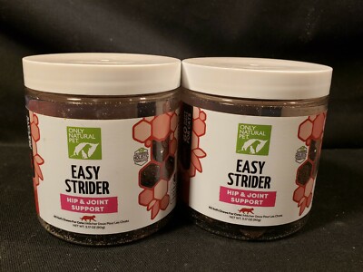 Only Natural Pet Easy Strider Hip Joint Support For Cats Lot Of 2 120 Chews NEW