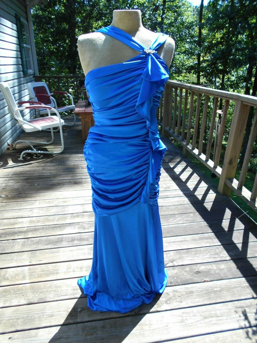 Royal blue cheap holiday dress