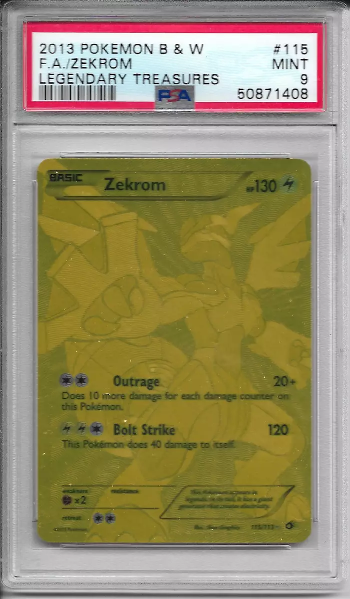 Zekrom 115/113 Pokémon card from Legendary Treasures for sale at best price