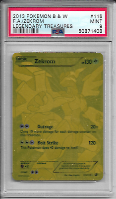 Auction Prices Realized Tcg Cards 2013 Pokemon Black & White Legendary  Treasures Zekrom EX