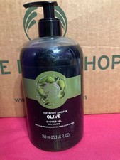 THE BODY SHOP Olive Shower Gel, 25.3 Fl Oz JUMBO Size with Pump. NEW *US SELLER*