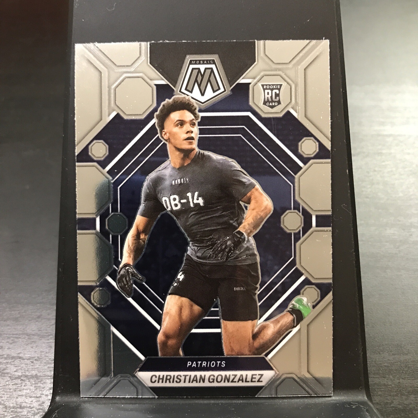 2023 Panini Mosaic Christian Gonzalez Rookie #300 New England Patriots
