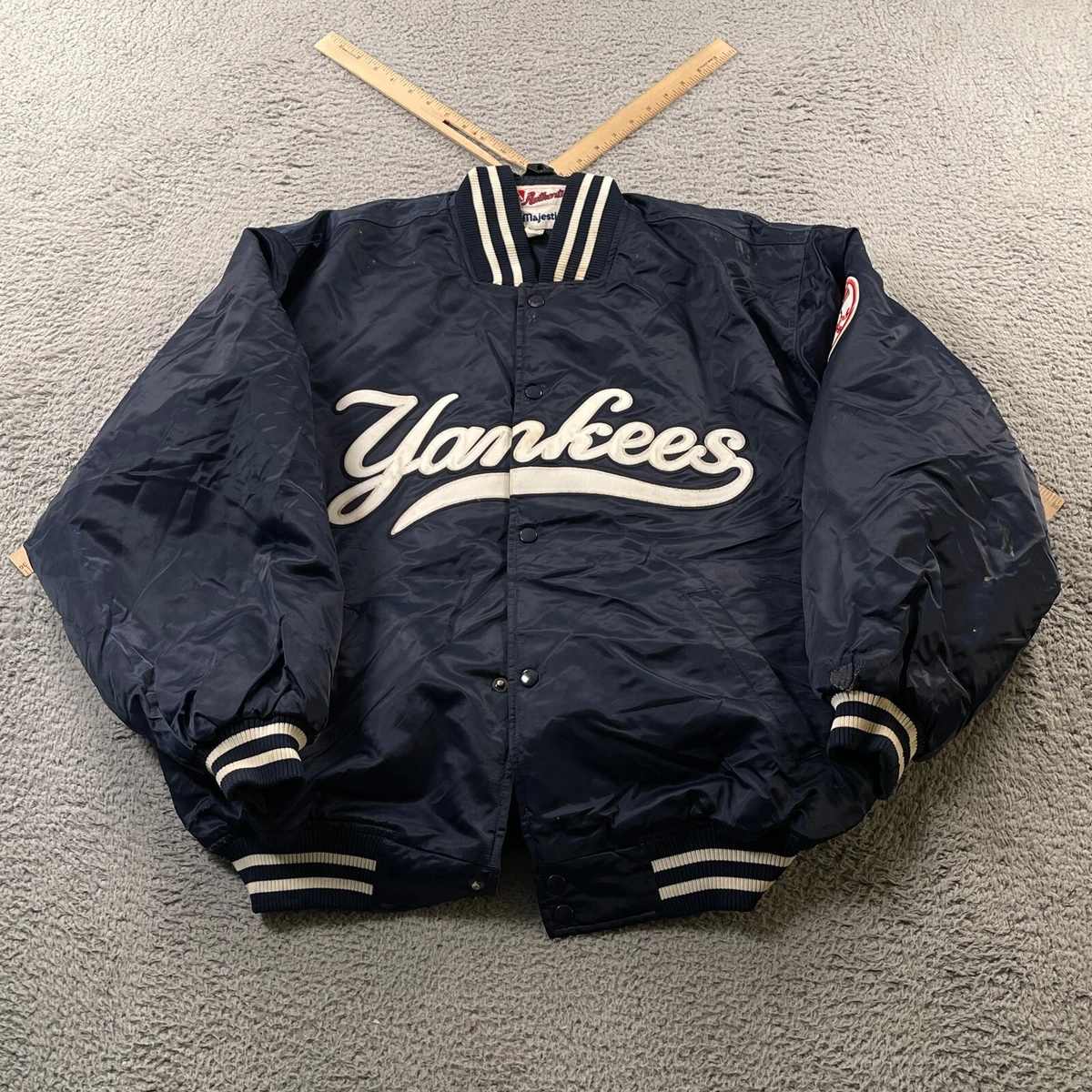 Yankees Majestic ボタン式ジャケット XL Majestic New York Yankees Sports Fan Jackets for sale | eBay