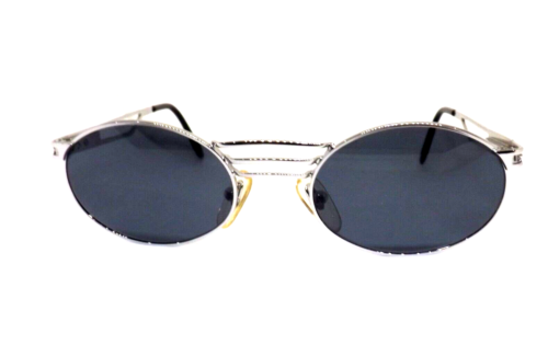 Sunglasses Men ACCADEMY LINE Vintage Ages 90 Italy Woman Oval Sterling Silver - Picture 1 of 5