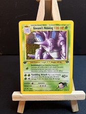 Giovanni's Nidoking Set Gym Challenge 7/132 Holo card pokemon rara ENG Nm Vintag