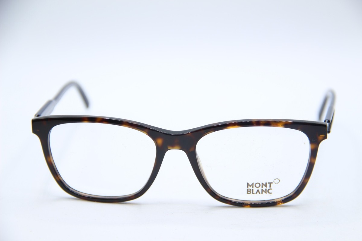 NEW MONTBLANC MB631 056 TORT BLUE AUTHENTIC DESIGNER EYEGLASSES 54