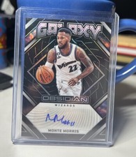 2022/23 PANINI OBSIDIAN MONTE MORRIS AUTOGRAPH/AUTO GALAXY /149 SSP TIMBERWOLVES