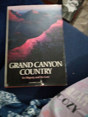 Grand Canyon Country by Seymour L Fishbein 1991 Hardcover NatGeo W/Separate Map